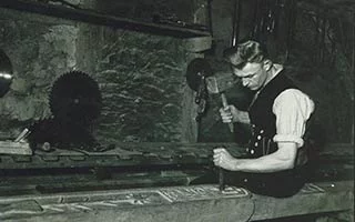 Binz Holzbau Ueber uns Historie 1938 Karl Binz