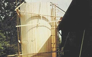 Binz Holzbau Ueber uns Historie 1959 Holzsilobau