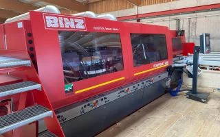 Binz Holzbau Ueber uns Historie 2021 Erneuerung der Hobelmaschine