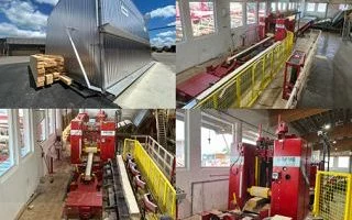 Binz Holzbau Ueber uns Historie 2022 Erneuerung der Hauptschnittlinie und Erweiterung einer Trockenkammer