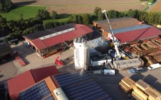 Binz Holzbau Ueber uns Historie 2023 Neuer Energiecontainer