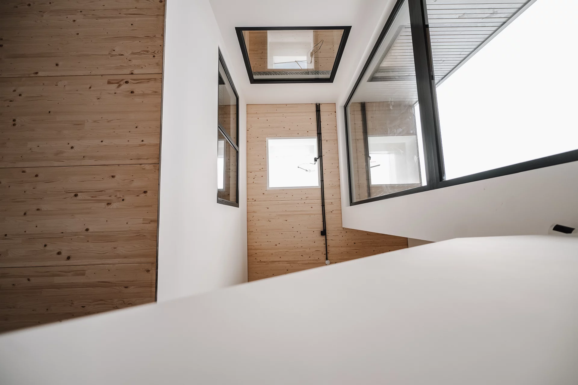 Binz-Holzbau Referenzbild eines Treppenhauses